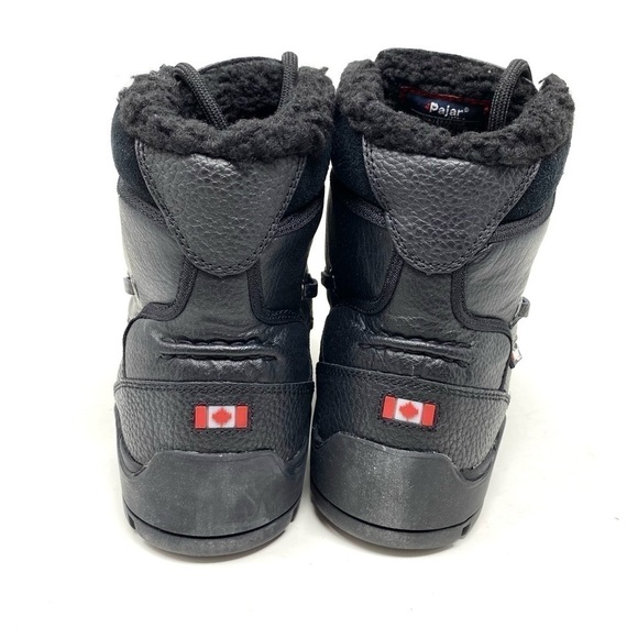 Pajar Men’s Basel Leather Winter Boots Black - Picture 4 of 7